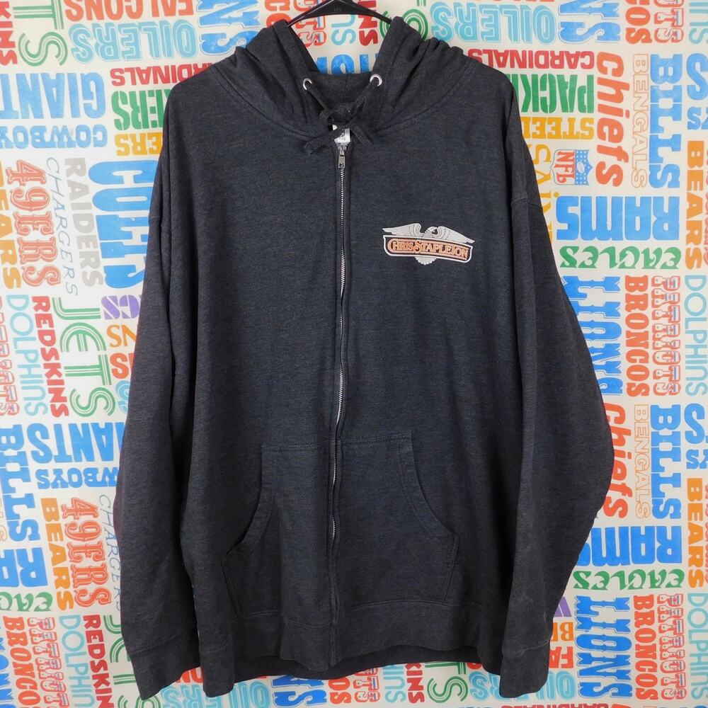 Chris Stapleton All American Road Show 2024 Tour Zip Hoodie Size XL Double Sided
